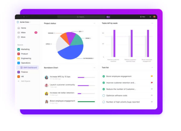 Clickup project visibility