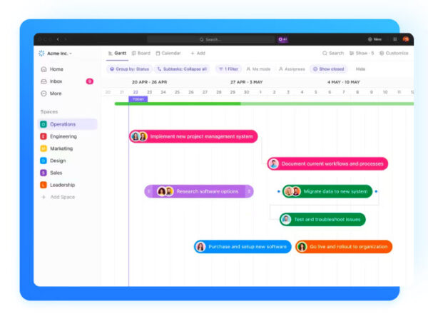 Clickup task management